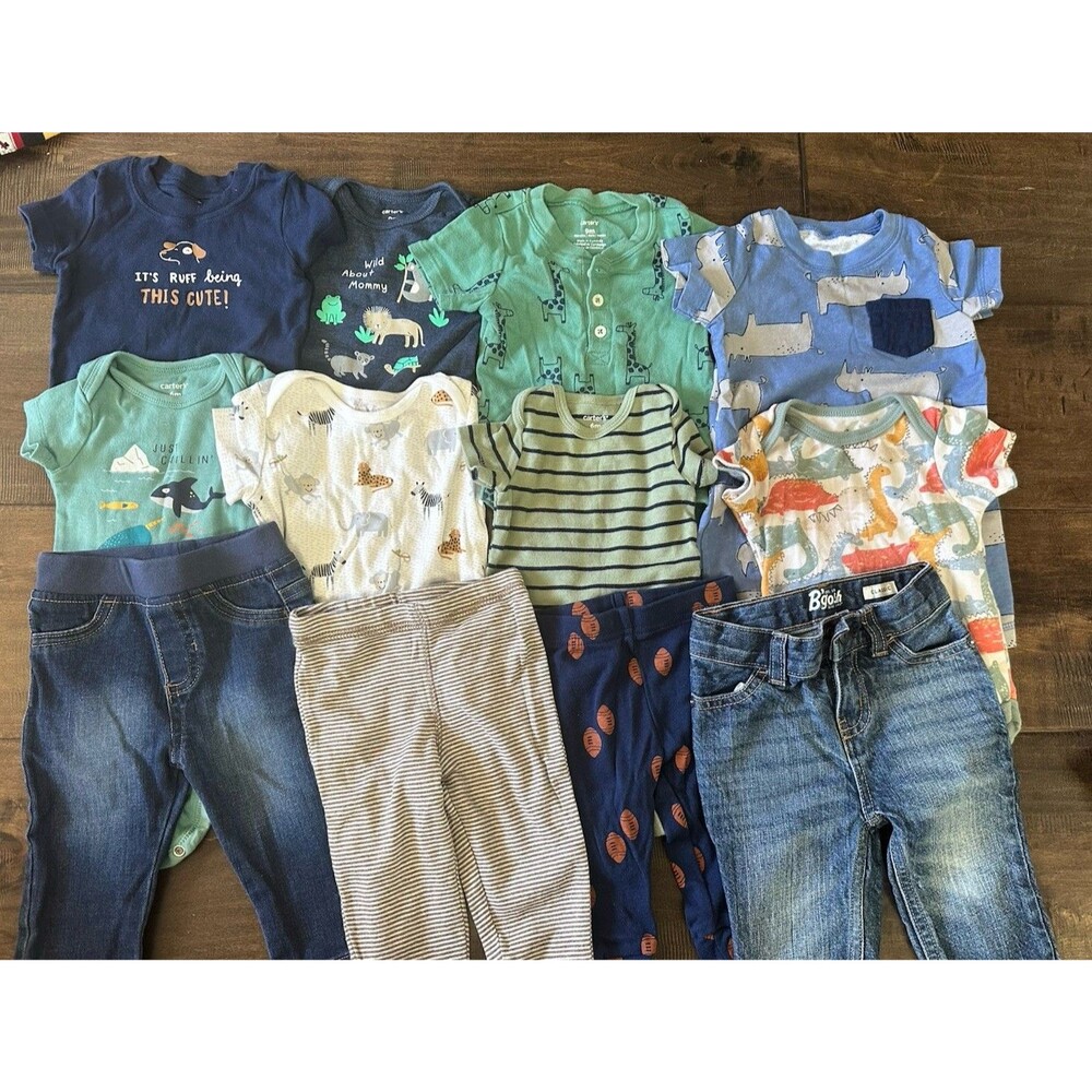 6-9 Month Baby Boy Clothes Lot of 12